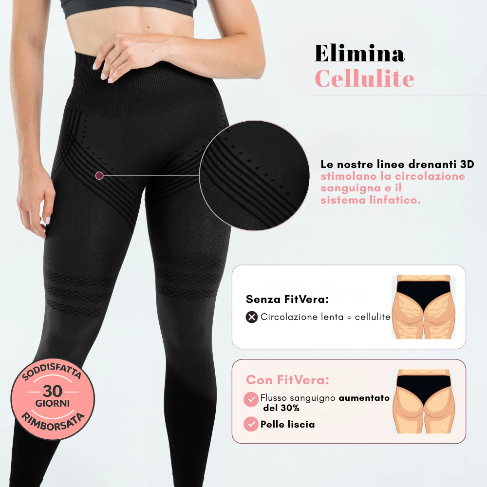 Leggings 3D FitVera™ - Anticellulite e Modellanti